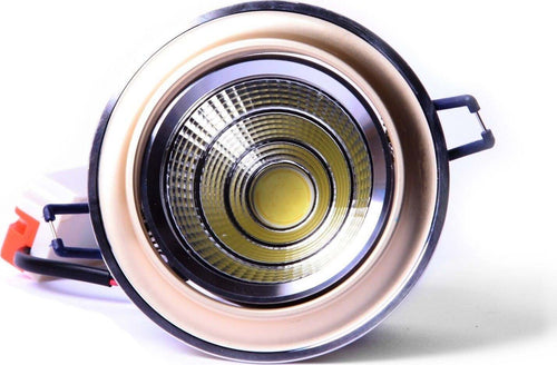 FARETTO COB LED INCASSO ORIENTABILE WISDOM 5W 10W COLORE ORO SATINATO O BIANCO  Trade Shop italia - Napoli, Commerciovirtuoso.it