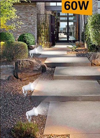 Faretto Con Picchetto Per Esterno Giardino Con Staffa Parete Proiettore Es12-b Illuminazione/Illuminazione per esterni/Proiettori Trade Shop italia - Napoli, Commerciovirtuoso.it