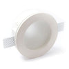 *STOCK* Portafaretto In Gesso Ceramico ad incasso Diametro 170 con Vetro 40W GU10 IP20