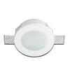 *STOCK* Portafaretto In Gesso Ceramico ad incasso Diametro 170 con Vetro 40W GU10 IP20