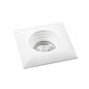 *STOCK* 10 Portafaretti In Gesso Ceramico ad incasso 115x115x41mm foro tondo 35W GU10 IP20