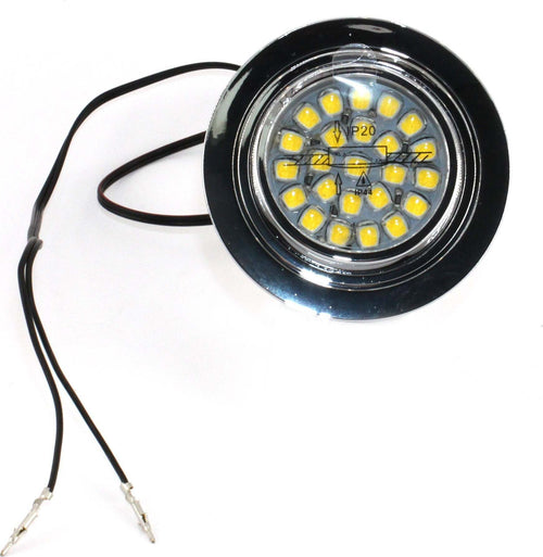 Faretto-cromato-a-led-12V,-2W-,-4000k