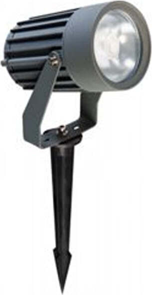Faretto-Da-Esterno-Moderno-Tube-Alluminio-E-Vetro-Grigio-Led-12W-4000K