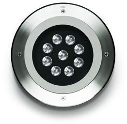 Faretto da incasso carrabile LED Simes Compact Tonda 275mm
