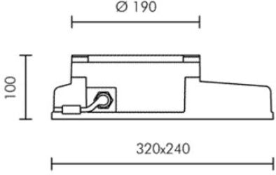 Faretto da incasso carrabile LED Simes Plano - Circuito 5 LED