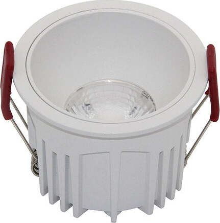 Faretto-Da-Incasso-Moderno-Alfa-Led-Alluminio-Bianco-Diffusore-Pvc-Bianco-15W