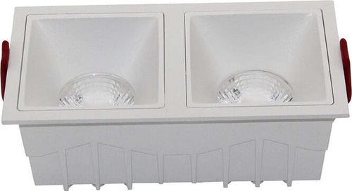 Faretto-Da-Incasso-Moderno-Alfa-Led-Alluminio-Bianco-Led-15W-Luce-Calda
