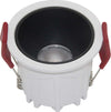 Faretto-Da-Incasso-Moderno-Alfa-Led-Alluminio-Bianco-Led-Diffusore-Nero