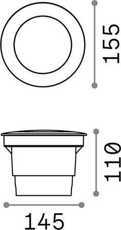 Faretto-Da-Incasso-Moderno-Gravity-Round-Materie-Plastiche-Nero-1-Luce-Gx53-Big