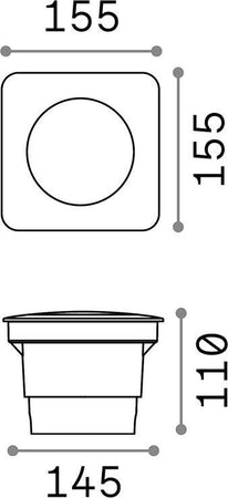 Faretto-Da-Incasso-Moderno-Gravity-Square-Materie-Plastiche-Nero-1-Luce-Gx53-Big