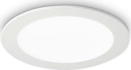 Faretto-Da-Incasso-Moderno-Groove-Alluminio-Bianco-Led-10W-3000K-D11,8Cm