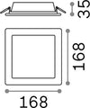 Faretto-Da-Incasso-Moderno-Groove-Alluminio-Bianco-Led-10W-4000K-D11,8Cm