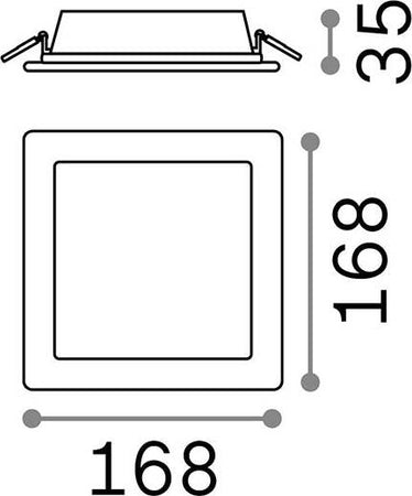 Faretto-Da-Incasso-Moderno-Groove-Alluminio-Bianco-Led-10W-4000K-D11,8Cm