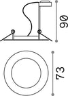 Faretto-Da-Incasso-Moderno-Jazz-Metallo-Ottone-Brunito-1-Luce-Gu10-Confezione-da-3