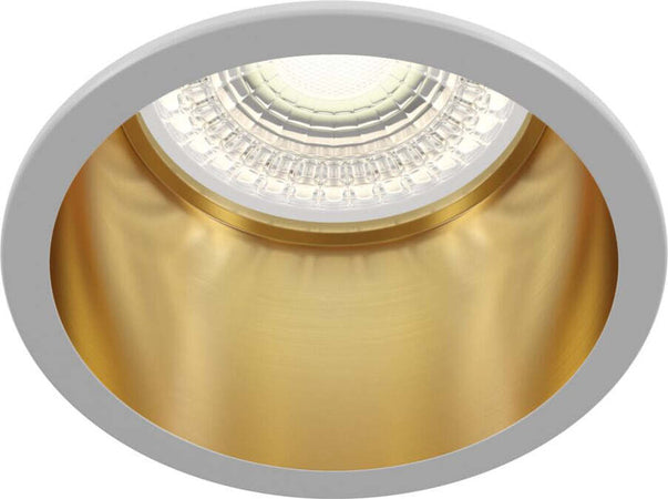 Faretto-Da-Incasso-Moderno-Reif-Alluminio-Bianco-1-Luce-Diffusore-Oro