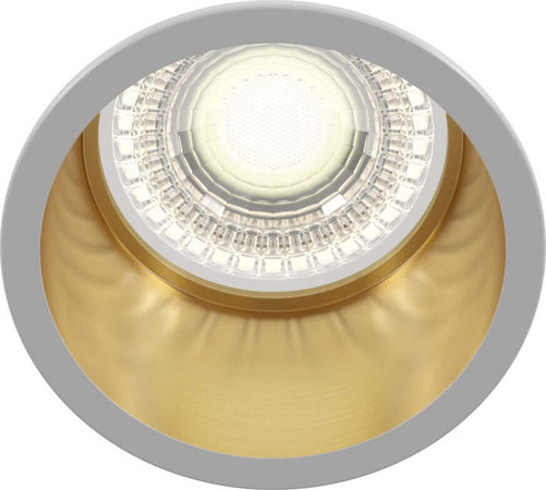 Faretto-Da-Incasso-Moderno-Reif-Alluminio-Bianco-1-Luce-Diffusore-Oro