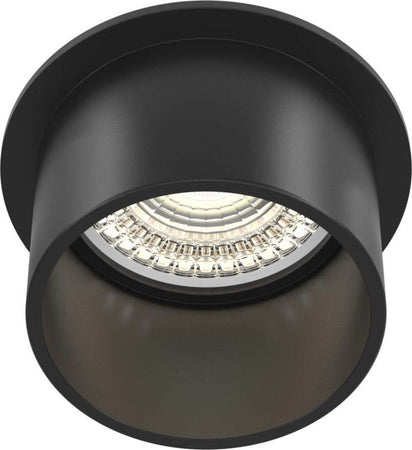 Faretto-Da-Incasso-Moderno-Reif-Alluminio-Nero-1-Luce-Diffusore-Nero
