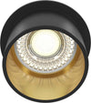 Faretto-Da-Incasso-Moderno-Reif-Alluminio-Nero-1-Luce-Diffusore-Vetro-Oro