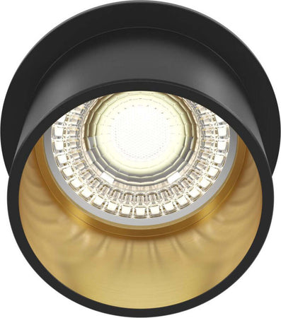Faretto-Da-Incasso-Moderno-Reif-Alluminio-Nero-1-Luce-Diffusore-Vetro-Oro