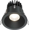 Faretto-Da-Incasso-Moderno-Zoom-Alluminio-Tondo-Nero-Led
