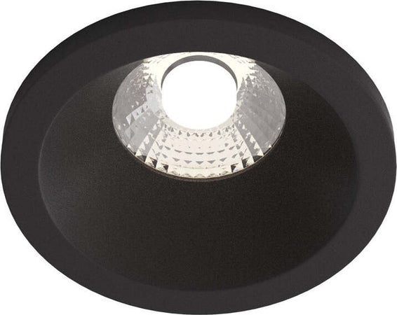 Faretto-Da-Incasso-Moderno-Zoom-Alluminio-Tondo-Nero-Led