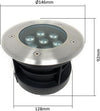 Faretto-Da-Terra-Calpestabile-Segnapassi-Carrabile-7-Watt-Led-Luce-Naturale-Ip67