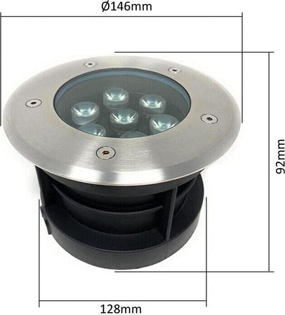 Faretto-Da-Terra-Calpestabile-Segnapassi-Carrabile-7-Watt-Led-Luce-Naturale-Ip67