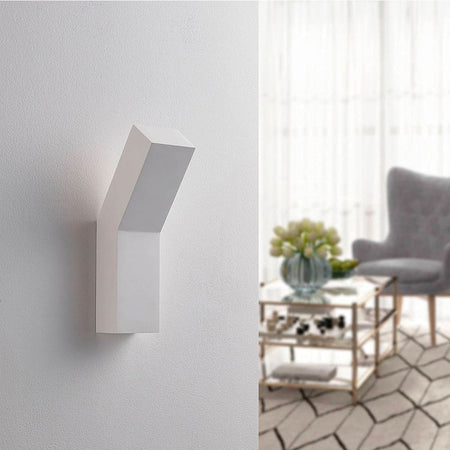 *STOCK* Portafaretto In Gesso Ceramico a muro 135x300mm 40W G9 IP20