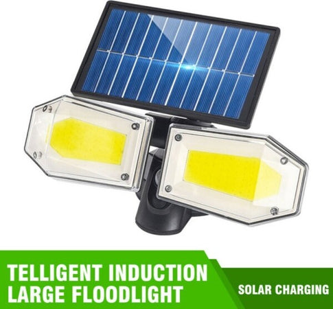 Faretto Doppio A Parete Con Pannello Solare Sensore Movimento E Crepuscolare 270 Illuminazione/Illuminazione per esterni/Luci per sentieri Trade Shop italia - Napoli, Commerciovirtuoso.it