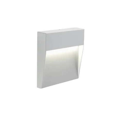 Faretto Sovil da Esterno a semi incasso a Led Geo Square Bianco