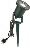 Faretto-Esterno-Con-Picchetto-Moderno-Spot-Alluminio-E-Vetro-Nero-1-Luce-Gu10