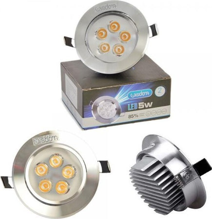 FARETTO FARO A LED DA 1W FINO A 24W A INCASSO CON MOLLA LUCE CALDA FREDDA WISDOM  Trade Shop italia - Napoli, Commerciovirtuoso.it