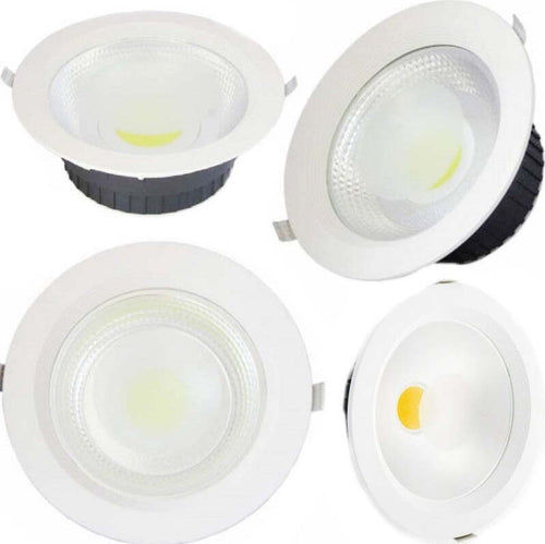 Faretto Faro Led Cob 30w Gml Incasso Molla Alette Luce Bianco Fredda Calda Illuminazione/Illuminazione per interni/Luci da incasso Trade Shop italia - Napoli, Commerciovirtuoso.it