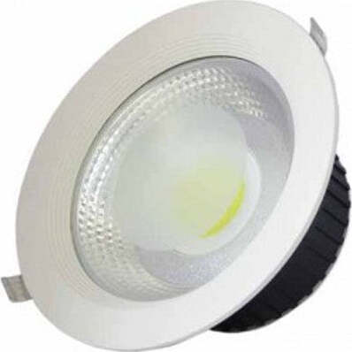 Faretto Faro Led Cob 30w Gml Incasso Molla Alette Luce Bianco Fredda Calda Illuminazione/Illuminazione per interni/Luci da incasso Trade Shop italia - Napoli, Commerciovirtuoso.it