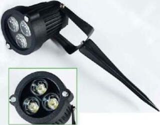 FARETTO FARO LED DA GIARDINO 3 4 5 W WATT SUPPORTO PICCHETTO LUCE FREDDA IP 65 Illuminazione/Illuminazione per esterni/Luci per sentieri Trade Shop italia - Napoli, Commerciovirtuoso.it