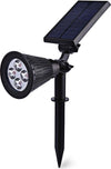 FARETTO FARO LED GIARDINO 4 LED PICCHETTO PANNELLO ENERGIA SOLARE GIARDINO IP65 Illuminazione/Illuminazione per esterni/Proiettori Trade Shop italia - Napoli, Commerciovirtuoso.it