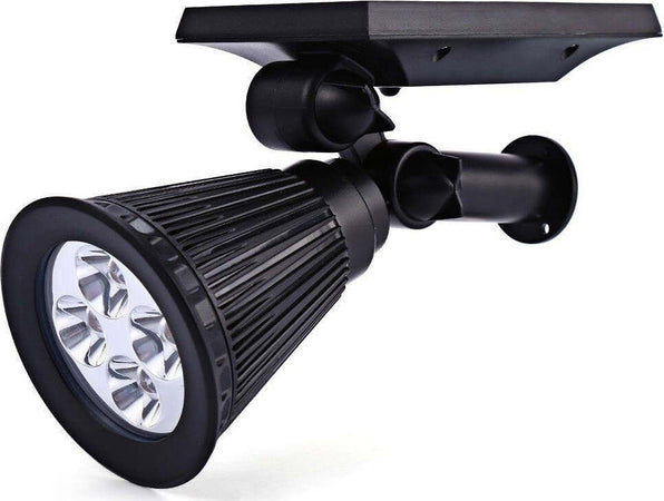 FARETTO FARO LED GIARDINO 4 LED PICCHETTO PANNELLO ENERGIA SOLARE GIARDINO IP65 Illuminazione/Illuminazione per esterni/Proiettori Trade Shop italia - Napoli, Commerciovirtuoso.it