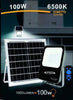 Faretto Faro Led Solare 100 Watt Con Telecomando Ip65 Luce Fredda 6500k Fso-100w Illuminazione/Illuminazione per esterni/Proiettori Trade Shop italia - Napoli, Commerciovirtuoso.it