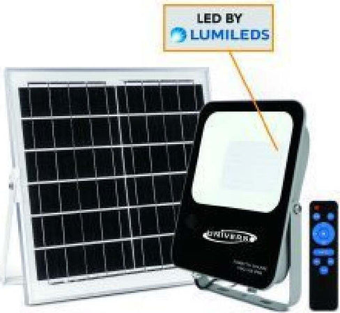Faretto Faro Led Solare 100 Watt Con Telecomando Ip65 Luce Fredda 6500k Fso-100w Illuminazione/Illuminazione per esterni/Proiettori Trade Shop italia - Napoli, Commerciovirtuoso.it