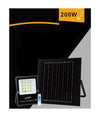 Faretto Faro Led Solare 200w Telecomando Ip65 Luce Bianca Fredda 6500k S01f-200w