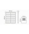 Faretto Faro Led Solare 300w Telecomando Ip65 Luce Bianca Fredda 6500k S01f-300w