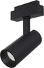 Faretto-Focus-Led-Per-Binario-Moderno-Alluminio-Nero-Luce-Calda-15W