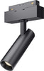 Faretto-Focus-Led-Per-Binario-Moderno-Alluminio-Nero-Luce-Calda-7W