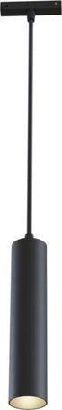 Faretto-Focus-Led-Per-Binario-Moderno-Alluminio-Nero-Luce-Naturale-12W