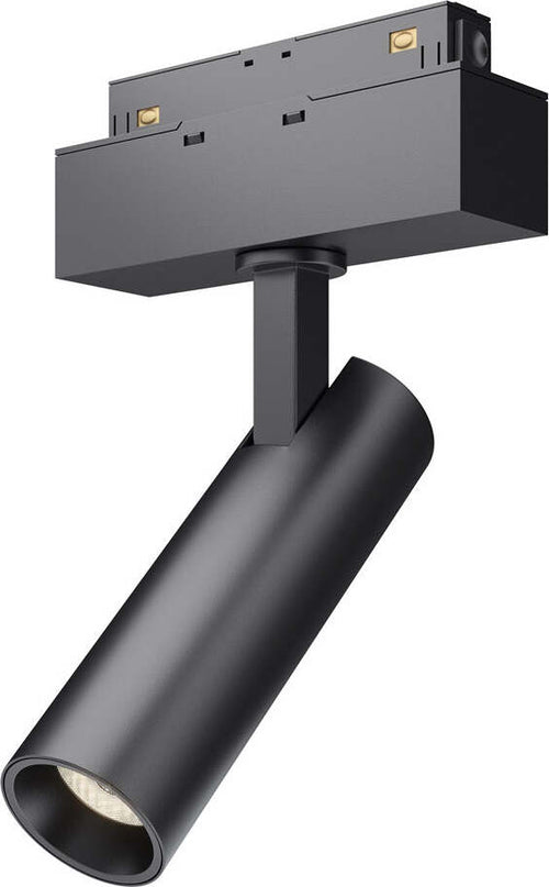 Faretto-Focus-Led-Per-Binario-Moderno-Alluminio-Nero-Luce-Naturale-7W