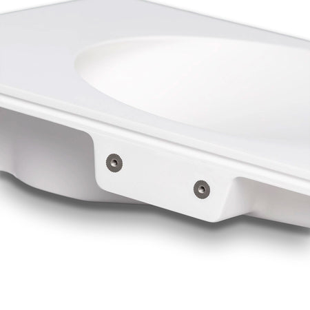 *STOCK* Portafaretto In Gesso Ceramico ad incasso GHOST 250x210x50mm foro 10cm 40W GU10 IP20