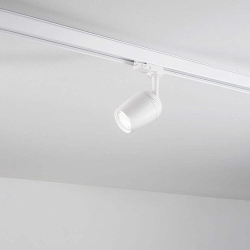 Faretto-In-Alluminio-A-Led-Tondo-Per-Sistema-In-Binario-Bianco-Orientabile