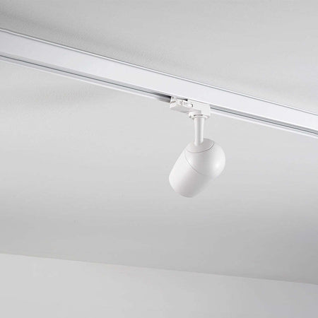 Faretto-In-Alluminio-A-Led-Tondo-Per-Sistema-In-Binario-Bianco-Orientabile