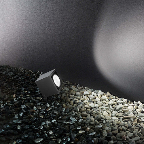 Faretto-In-Alluminio-Moderno-Capsule-Grigio-Led