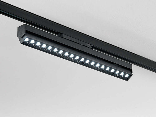 Faretto-In-Alluminio-Per-Sistema-In-Binario-Nero-Led